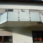 Glas Balkongeländer Kreis Bergstraße Odenwaldkreis