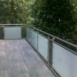 Glas Balkongeländer Kreis Bergstraße Odenwaldkreis